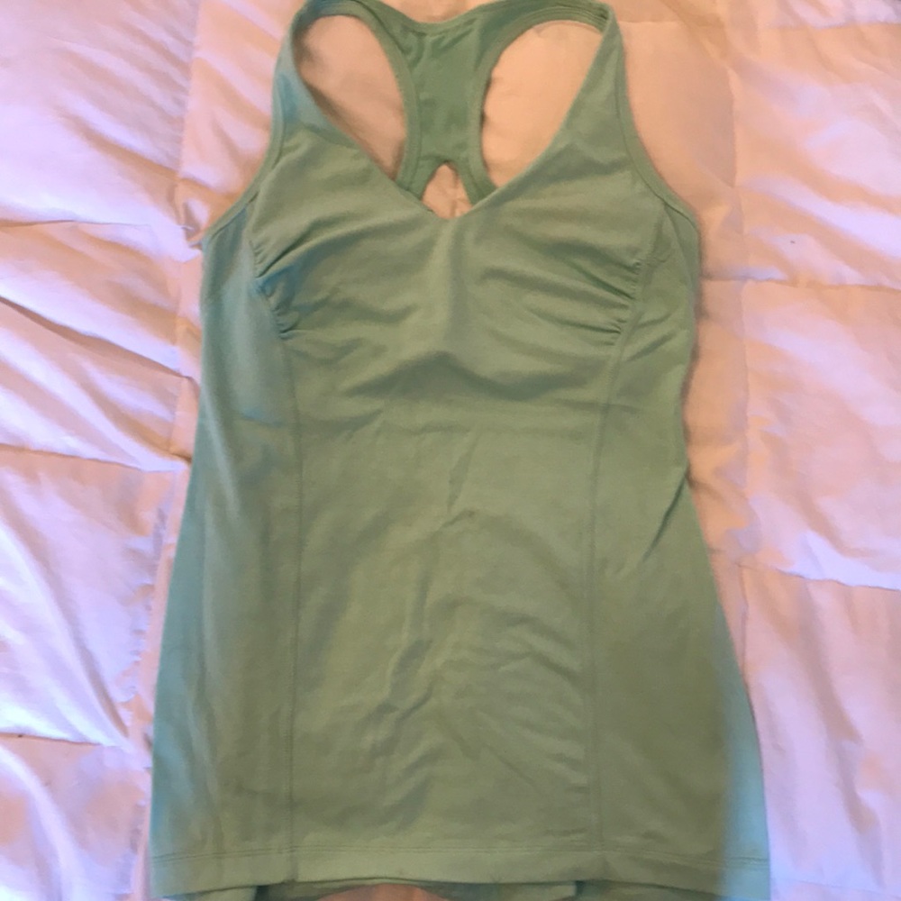 Aqua lululemon tank